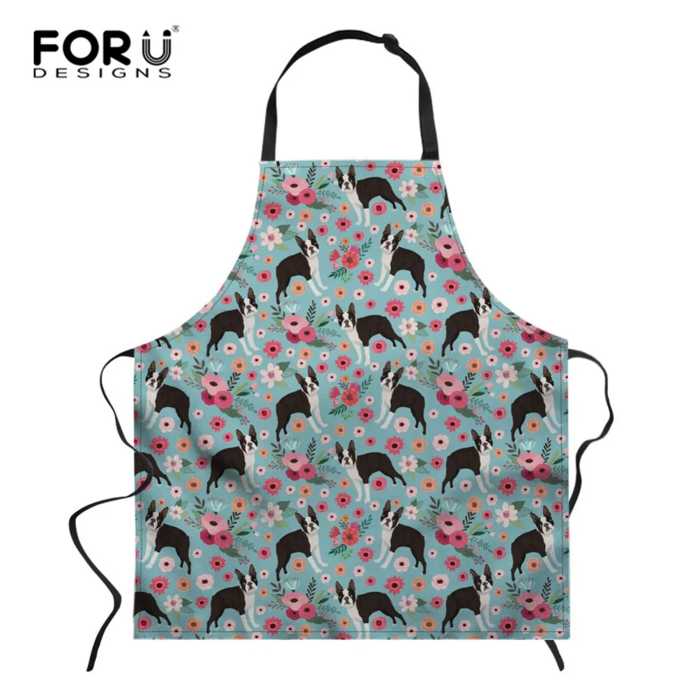 FORUDESIGNS Boston Terrier Women Apron Custom Home Sleeveless Custom Apron Adjustable Neck BBQ Baking Kitchen Apron 75*67cm
FORUDESIGNS Boston Terrier Women Apron Custom Home Sleeveless Custom Apron Adjustable Neck BBQ Baking Kitchen Apron 75*67cm