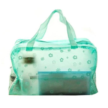 Floral Print Transparent Waterproof Cosmetic Bag Toiletry Bathing Pouch Green
Floral Print Transparent Waterproof Cosmetic Bag Toiletry Bathing Pouch Green