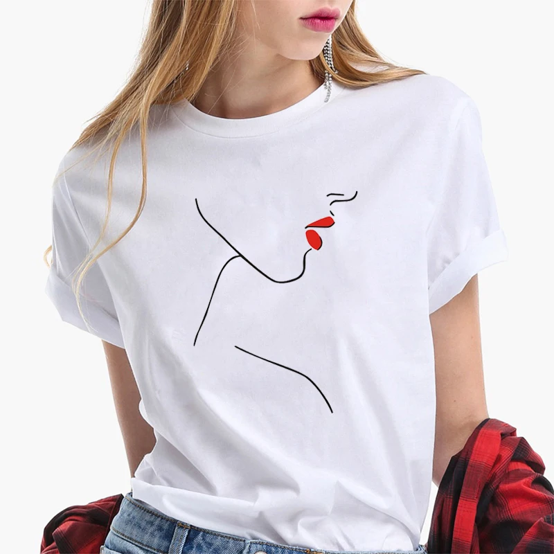 Sexy Women Printed T-shirt Cotton Short Sleeve O-neck Funny Summer Tops Streetwar Tshirt Women Plus Size Clothing Brand
Sexy Women Printed T-shirt Cotton Short Sleeve O-neck Funny Summer Tops Streetwar Tshirt Women Plus Size Clothing Brand