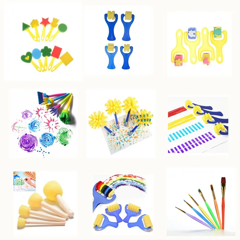 Rotate Spin Sponge Paint Brush Kids Children Flower Graffiti Art Drawing Painting Toys Tool School Stationery Supplies 
Rotate Spin Sponge Paint Brush Kids Children Flower Graffiti Art Drawing Painting Toys Tool School Stationery Supplies
