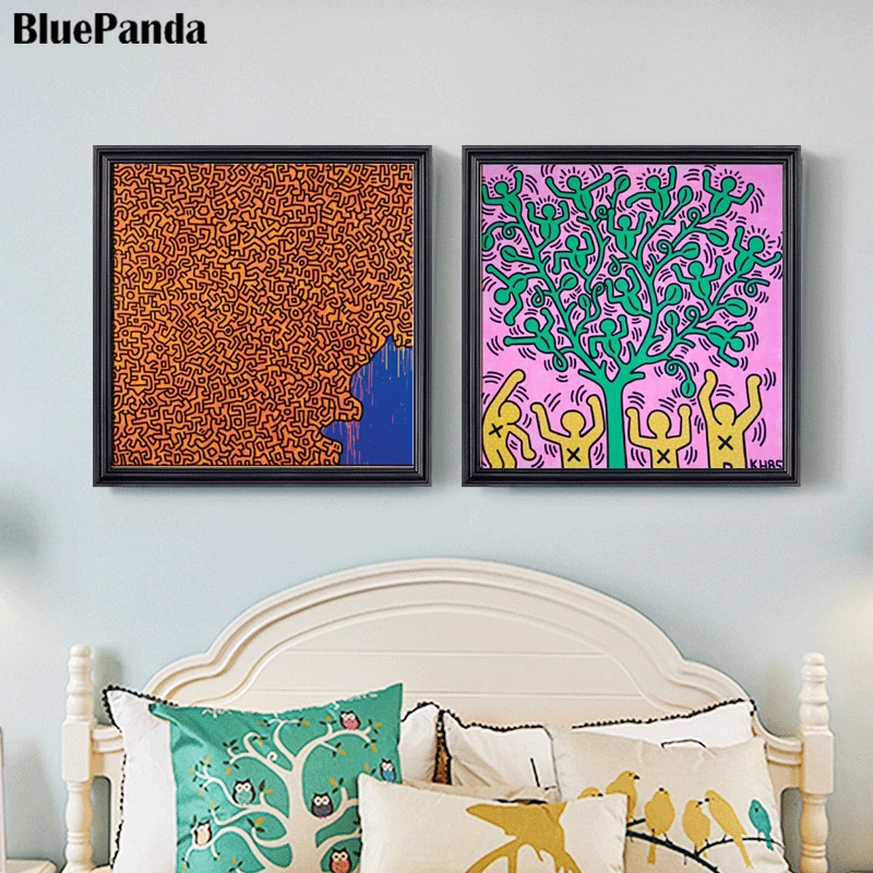 Harings Abstract Pictures Oil Canvas Poster On The Wall Art Living room Decoration Home Decor
Harings Abstract Pictures Oil Canvas Poster On The Wall Art Living room Decoration Home Decor
