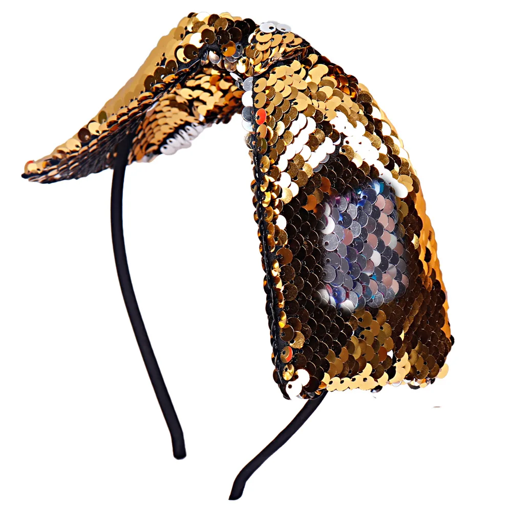 Fashion Reversible Sequin Women Headband Big Knot Hairbands Girls Hair Accessories Headband For Party Wedding
Fashion Reversible Sequin Women Headband Big Knot Hairbands Girls Hair Accessories Headband For Party Wedding
