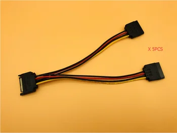 5PCS 15Pin SATA Male to 2 Female 15Pin Serial ATA Power PC Computer Power CableHDD Splitter Connector Cables for BTC ETH Mining
5PCS 15Pin SATA Male to 2 Female 15Pin Serial ATA Power PC Computer Power CableHDD Splitter Connector Cables for BTC ETH Mining