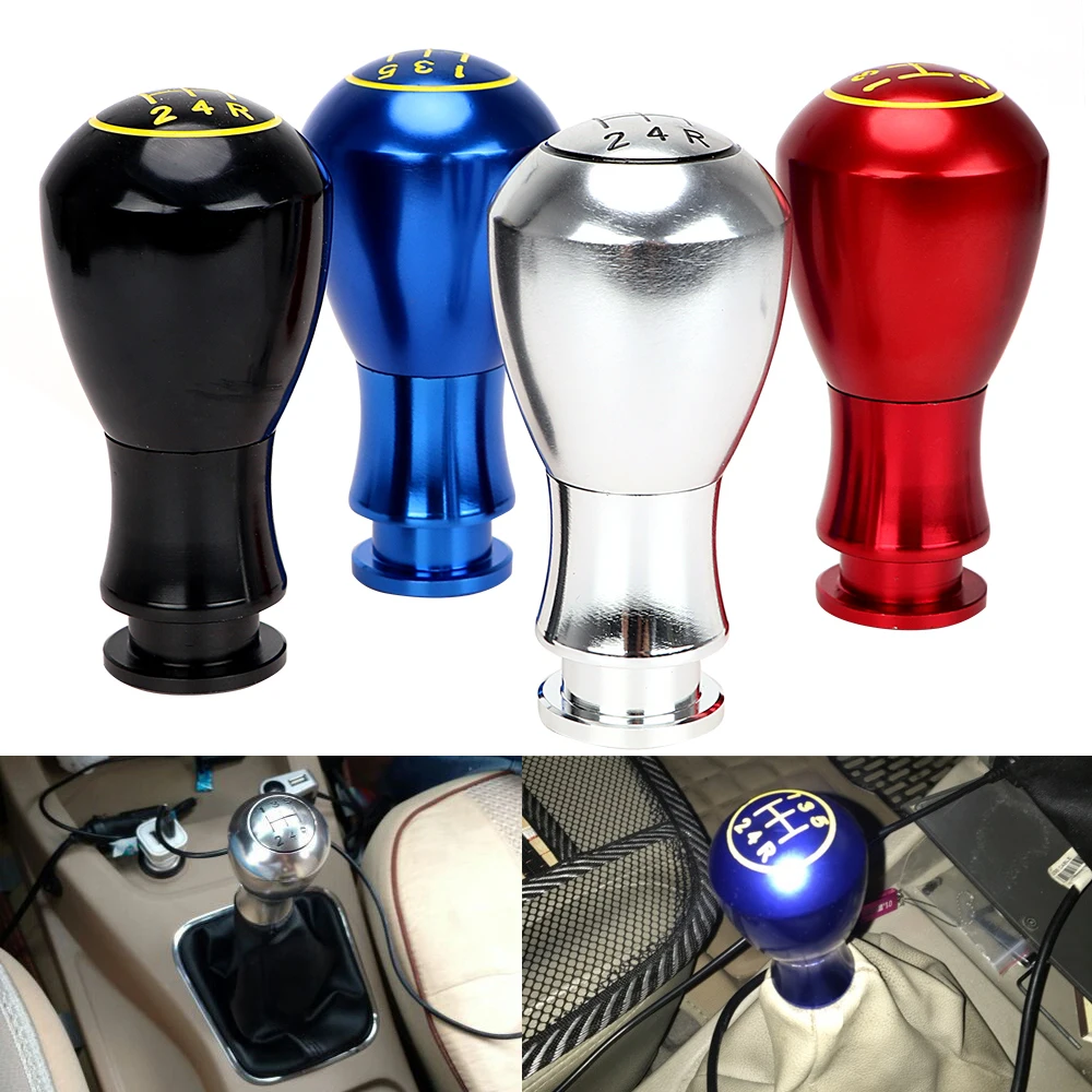 LEEPEE Universal Aluminum Shifter Auto Gearstick Car Accessories Manual Transmission Gear Shift Knob for VW BMW Toyota
LEEPEE Universal Aluminum Shifter Auto Gearstick Car Accessories Manual Transmission Gear Shift Knob for VW BMW Toyota