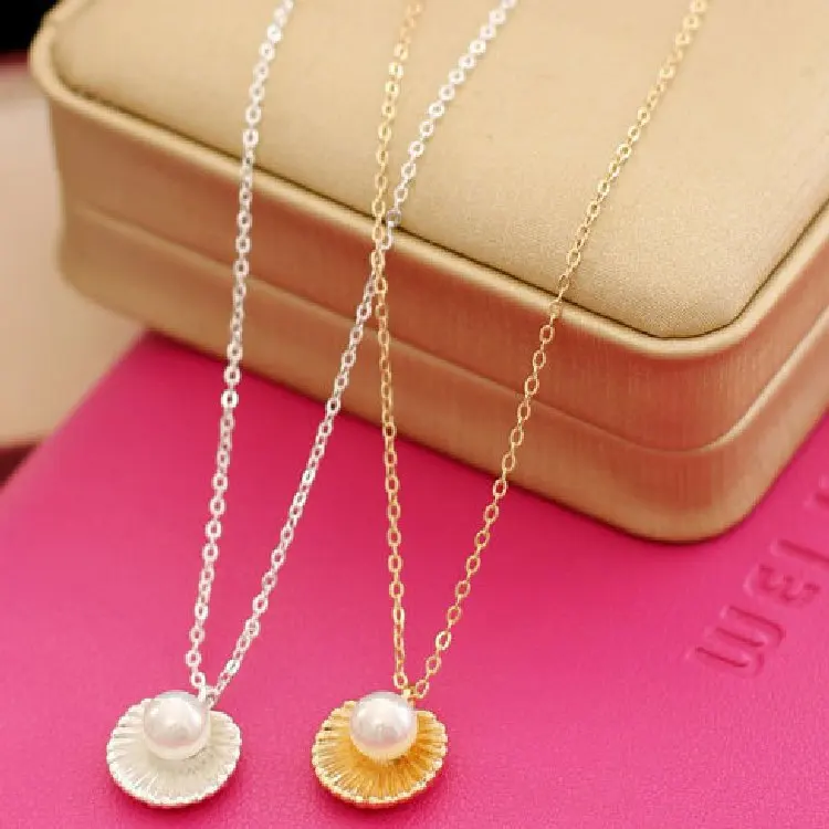 Korean pearl shell pendant short necklace for women fashion simple women lock necklace N22
Korean pearl shell pendant short necklace for women fashion simple women lock necklace N22