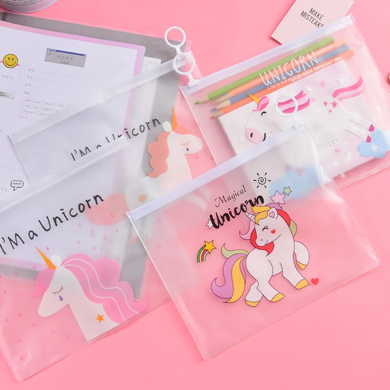 6pcs/set Transparent PVC Document Bag A5 A6 Storage Card Holder Kawaii Unicorn Cactus PencilCase Pen Bag Pouch Case Makeup bags
6pcs/set Transparent PVC Document Bag A5 A6 Storage Card Holder Kawaii Unicorn Cactus PencilCase Pen Bag Pouch Case Makeup bags