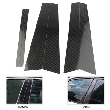 6pcs Carbon Fiber Car Window B-Pillars Moulding Protective Trim Cover For BMW X1 F48 2016 2017 2018
6pcs Carbon Fiber Car Window B-Pillars Moulding Protective Trim Cover For BMW X1 F48 2016 2017 2018