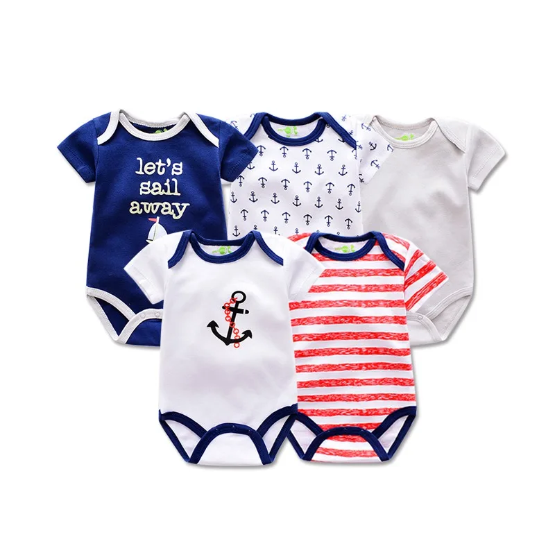 Summer Baby Boys bodysuits cartoon style Short Sleeve infant clothes Jumpsuit cotton Baby Overall Newborn Clothes 5 Pieces/lot
Summer Baby Boys bodysuits cartoon style Short Sleeve infant clothes Jumpsuit cotton Baby Overall Newborn Clothes 5 Pieces/lot