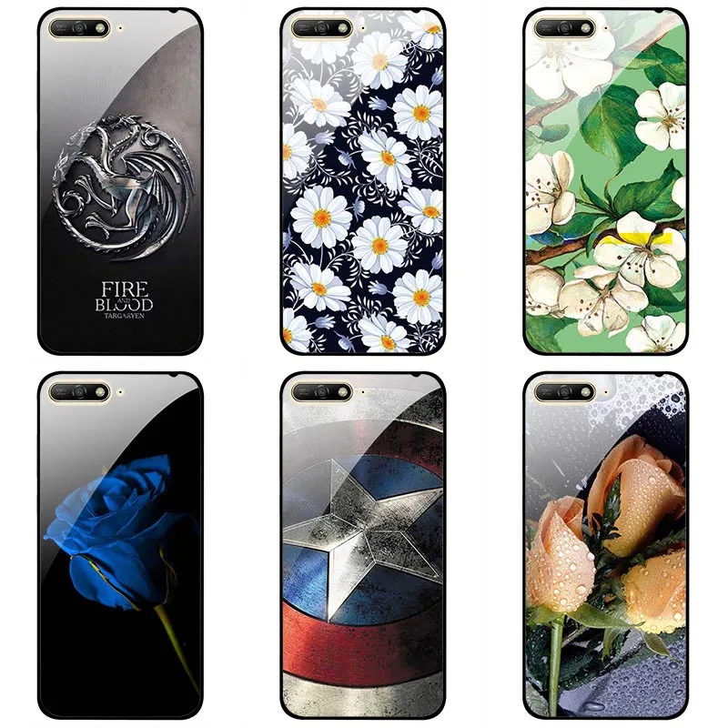 Tempered Glass Phone Case For Huawei Y6 2018 Hard Tempered Glass Back Cover case For Huawei Y6 2018 Protective Shell
Tempered Glass Phone Case For Huawei Y6 2018 Hard Tempered Glass Back Cover case For Huawei Y6 2018 Protective Shell