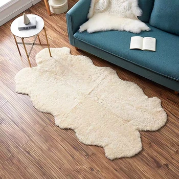 Big size Natural sheepskin fur rug 4P 100*200cm, little curly soft Pearl color sheepskin fur mat for winter,fur bedside rug
Big size Natural sheepskin fur rug 4P 100*200cm, little curly soft Pearl color sheepskin fur mat for winter,fur bedside rug