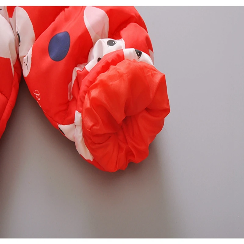 Baby girl Coat In Winter Leisure style Cartoon Rabbit head Warm and lovely zipper jacket Kids Children are not afraid of cold (15)