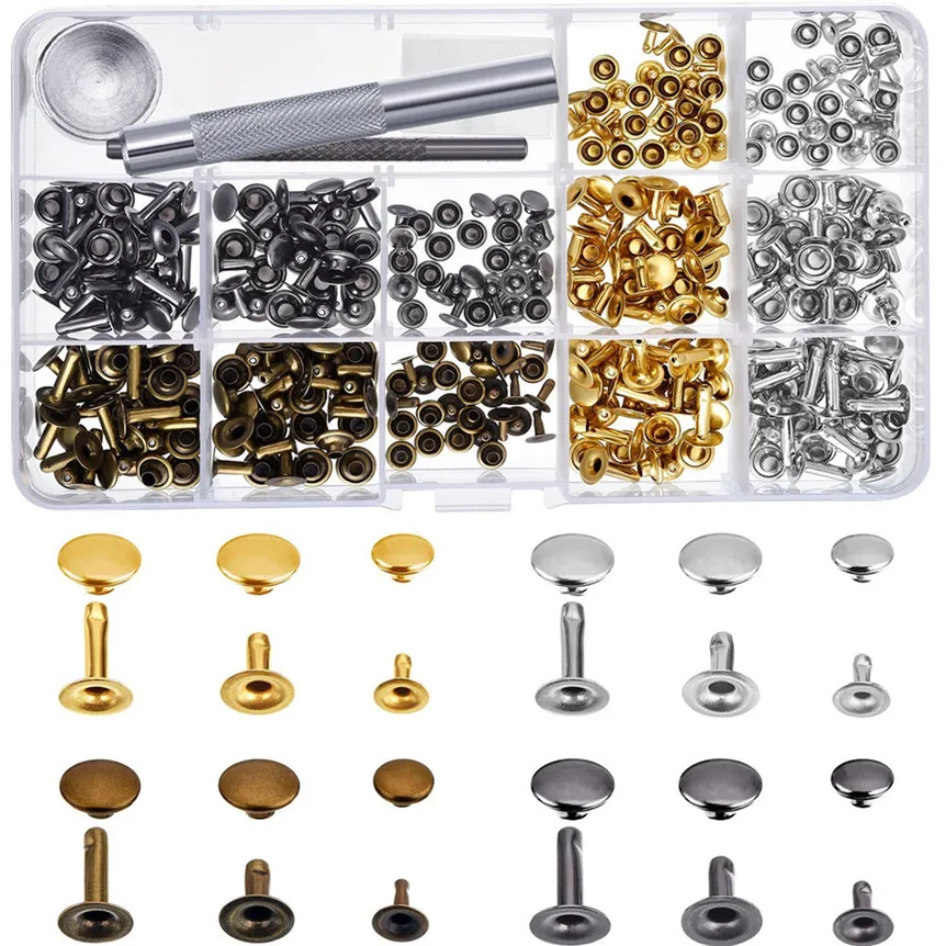 Leather Rivets Single Cap Rivet Tubular Metal Studs With Fixing Tool Set Drop Shipping 20#
Leather Rivets Single Cap Rivet Tubular Metal Studs With Fixing Tool Set Drop Shipping 20#