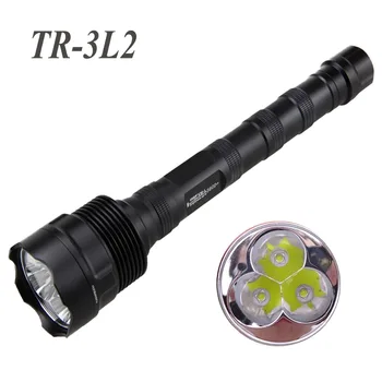 Upgrade TrustFire TR-3L2 / TR-3T6 3800LM 3*XML2 U3 8.4-12V Powerful LED Flashlight Torch
Upgrade TrustFire TR-3L2 / TR-3T6 3800LM 3*XML2 U3 8.4-12V Powerful LED Flashlight Torch