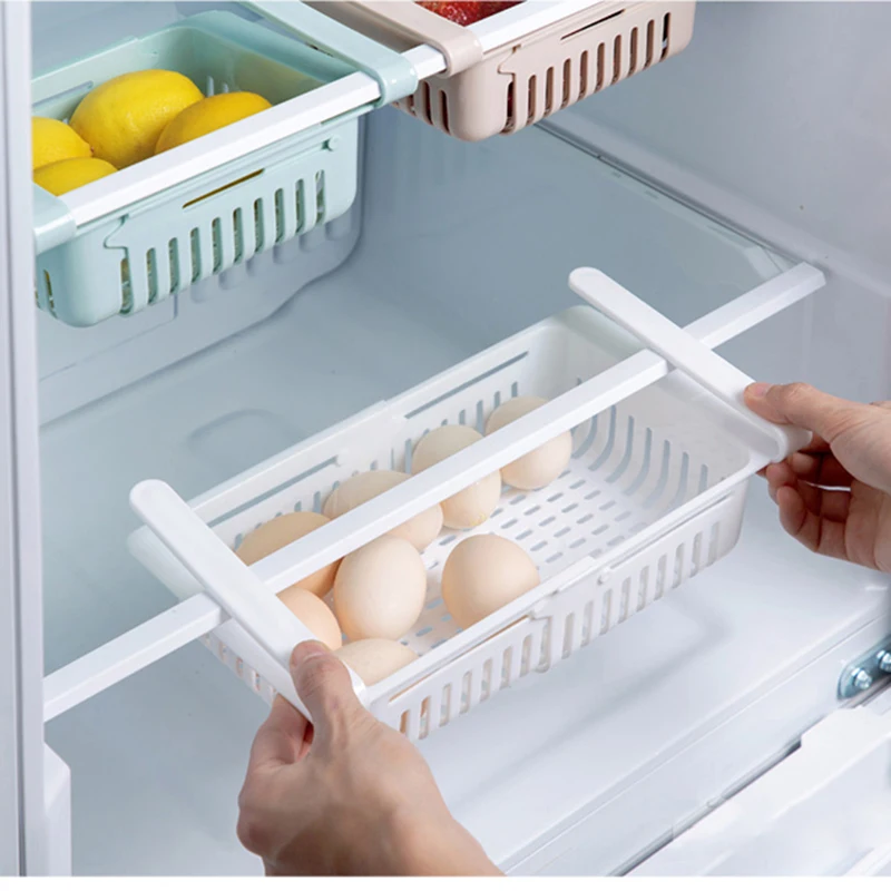 New Creative Telescopic Refrigerator Storage Box Fresh Spacer Layer Storage Rack Drawer Fresh Spacer Sort Kitchen Organizer Tool
New Creative Telescopic Refrigerator Storage Box Fresh Spacer Layer Storage Rack Drawer Fresh Spacer Sort Kitchen Organizer Tool