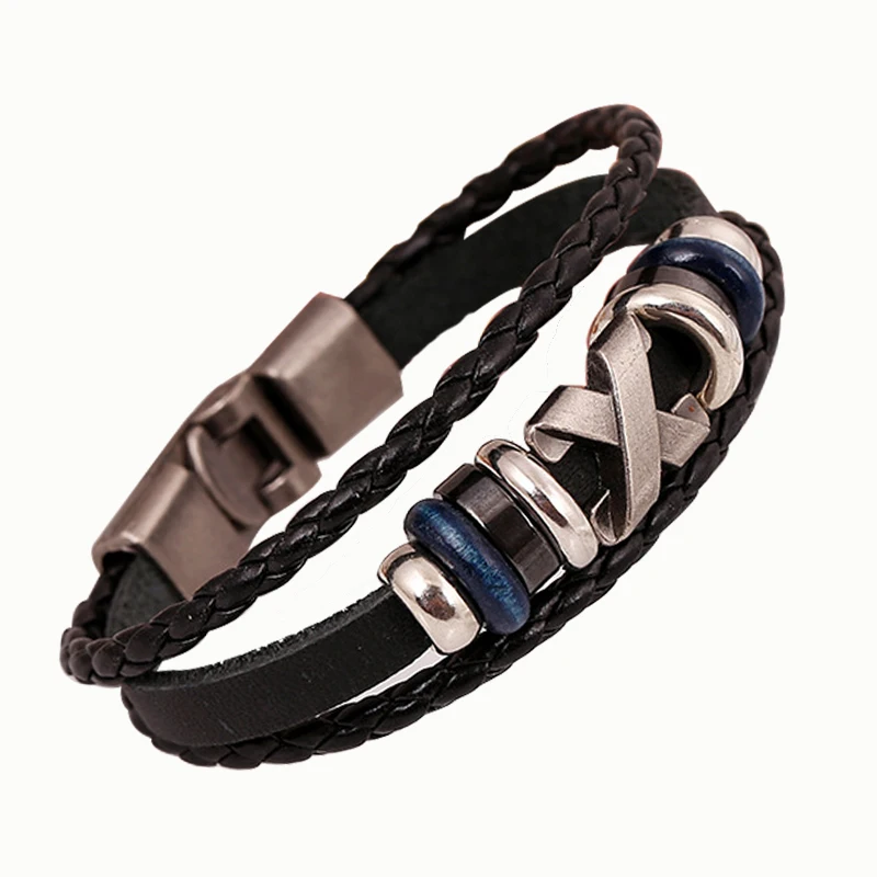 1 Size Easy Hook Female Bracelet Charm Cuff Wrist Band Punk Cross Rivet Leather Woven Wrap Bangles Stainless Steel Bead Bracelet
1 Size Easy Hook Female Bracelet Charm Cuff Wrist Band Punk Cross Rivet Leather Woven Wrap Bangles Stainless Steel Bead Bracelet