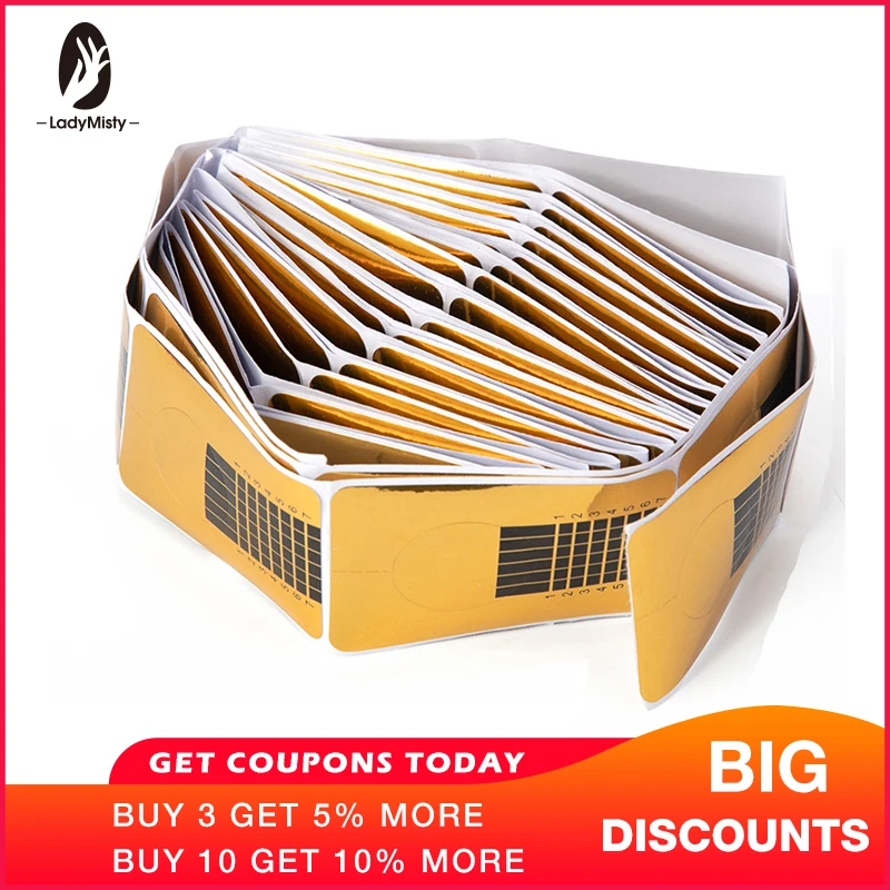 Ladymisty 20/50/100pcs Nail Forms Professional Acrylic Curve Nail Extension Nail Art Guide Form Curl Tips Stencils And Stamps
Ladymisty 20/50/100pcs Nail Forms Professional Acrylic Curve Nail Extension Nail Art Guide Form Curl Tips Stencils And Stamps