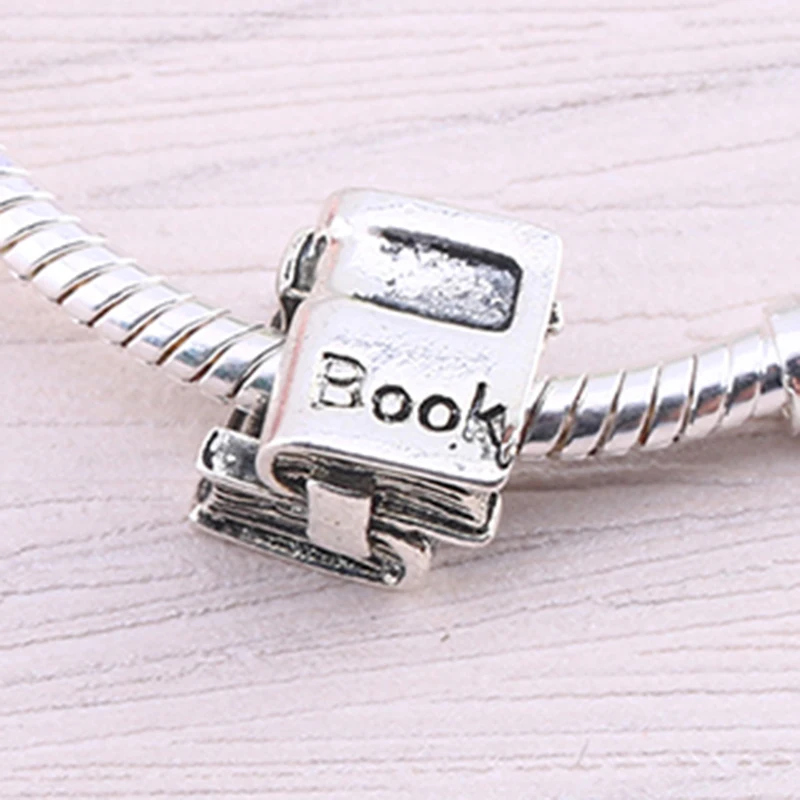 DINGLLY 5Pcs/Lot Vintage Silver Book Beads Charm Fit DIY Pandora Bracelets & Bangles Original Beads Bracelets Accessories Gifts
DINGLLY 5Pcs/Lot Vintage Silver Book Beads Charm Fit DIY Pandora Bracelets & Bangles Original Beads Bracelets Accessories Gifts