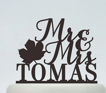 custom glitter Wedding Cake Toppers Fall Maple mr mrs family name personalized
custom glitter Wedding Cake Toppers Fall Maple mr mrs family name personalized