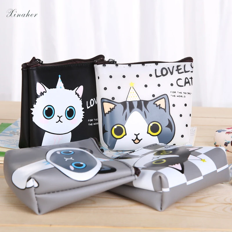 XINAHER lovely cat PU Leather mini Portable Pouch Purse Trinket Jewelry Tin Key Coin Storage Bag
XINAHER lovely cat PU Leather mini Portable Pouch Purse Trinket Jewelry Tin Key Coin Storage Bag