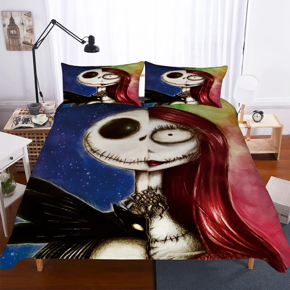 Hallowmas Theme Cartoon Character Microfiber Duvet Cover Set with Pillowcase Skull Bed Linen Set Sexy Beauty Rose Bedclothes
Hallowmas Theme Cartoon Character Microfiber Duvet Cover Set with Pillowcase Skull Bed Linen Set Sexy Beauty Rose Bedclothes