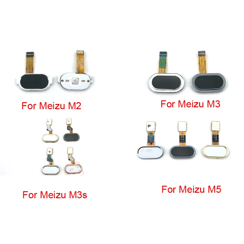 New For Meizu M2 M3 M3S M5 M5S Home Button Key FingerPrint Touch ID Sensor Flex Cable Ribbon Replacement Parts
New For Meizu M2 M3 M3S M5 M5S Home Button Key FingerPrint Touch ID Sensor Flex Cable Ribbon Replacement Parts