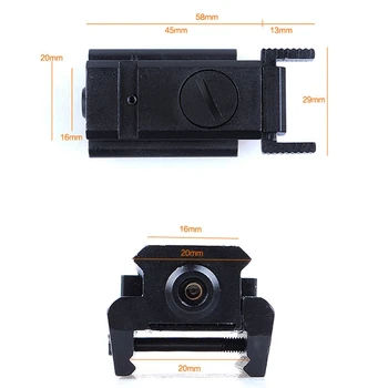 Top Quality Low Profile Tactical Red Dot Laser Sight Picatinny Weaver Rail For Pistol GLK For Glck 17 19 20 21 22 23 30 31 32
Top Quality Low Profile Tactical Red Dot Laser Sight Picatinny Weaver Rail For Pistol GLK For Glck 17 19 20 21 22 23 30 31 32