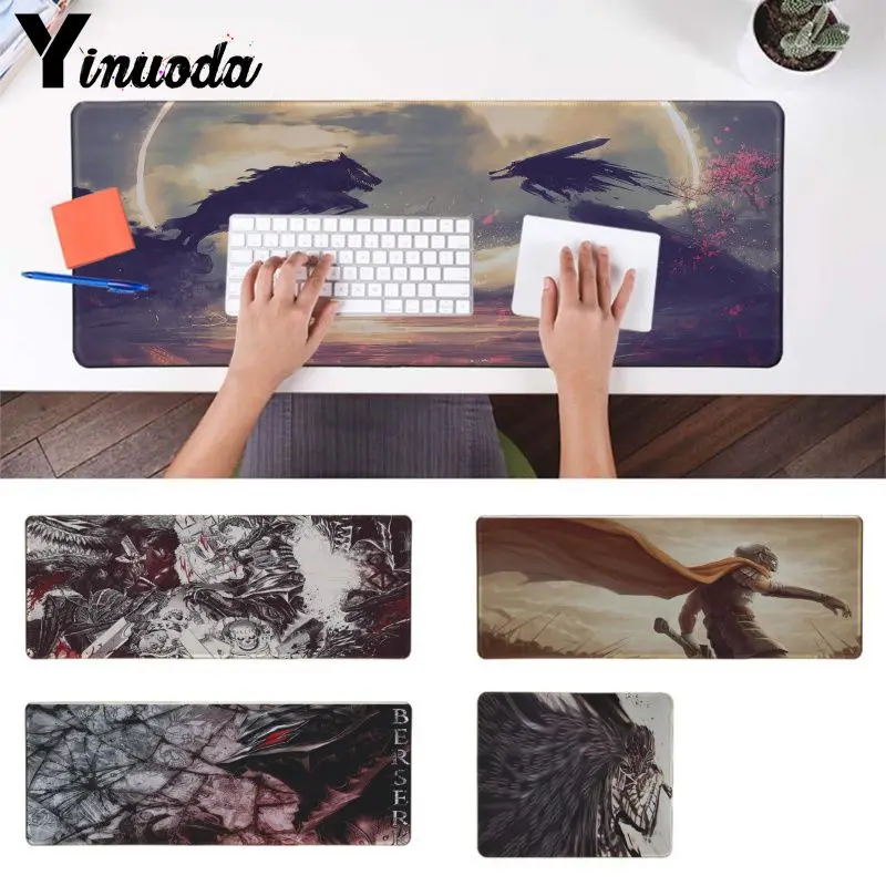 Yinuoda Cool New Berserk anime Keyboards Mat Rubber Gaming mousepad Desk Mat lock edge speed control laptop anime keyboard mat
Yinuoda Cool New Berserk anime Keyboards Mat Rubber Gaming mousepad Desk Mat lock edge speed control laptop anime keyboard mat