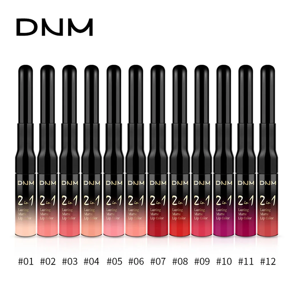 12 Color Women Double-end Lipstick Matte Vitamin Lip Stick Long-lasting Waterproof Luxury Women Makeup Lipliner W0326
12 Color Women Double-end Lipstick Matte Vitamin Lip Stick Long-lasting Waterproof Luxury Women Makeup Lipliner W0326