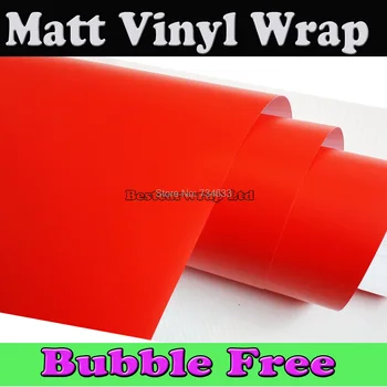 Matt Red Vinyl Wrap Air Release Matte Film For Car & motorcycle Cover Vehicle Wraps size 1.52x30m/Roll Free Shipping
Matt Red Vinyl Wrap Air Release Matte Film For Car & motorcycle Cover Vehicle Wraps size 1.52x30m/Roll Free Shipping