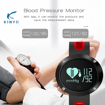 Kinyo Heart Rate Blood Pressure Sleep Monitor bracelet IP68 Waterproof Fitness Tracker Smartband color screen smart watch men
Kinyo Heart Rate Blood Pressure Sleep Monitor bracelet IP68 Waterproof Fitness Tracker Smartband color screen smart watch men
