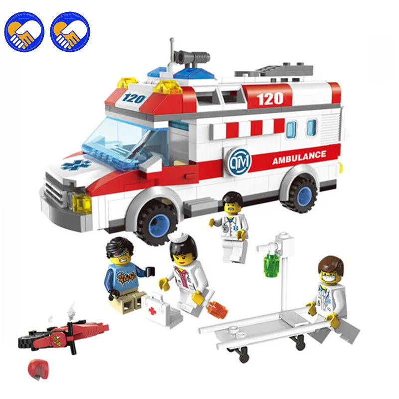 328pcs Compatible legoinglys city Ambulance Car Building Blocks Field Armies Cannon Small Particles Bricks Children Toys
328pcs Compatible legoinglys city Ambulance Car Building Blocks Field Armies Cannon Small Particles Bricks Children Toys
