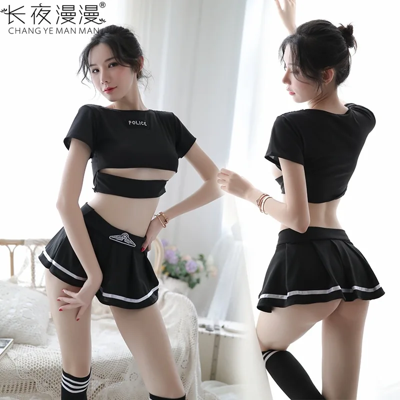 Long nights and new style of sexy underwear lovely pure student wear large size sexy miniskirt uniform seductive suit
Long nights and new style of sexy underwear lovely pure student wear large size sexy miniskirt uniform seductive suit