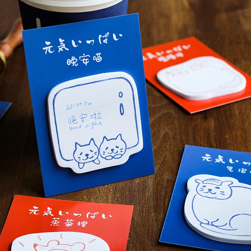 1PC Kawaii Cute Cat Fox Sticky Notes Sticker Bookmark Marker Memo Pad Flags Stationery School Office Supplies Papeleria sl1919
1PC Kawaii Cute Cat Fox Sticky Notes Sticker Bookmark Marker Memo Pad Flags Stationery School Office Supplies Papeleria sl1919