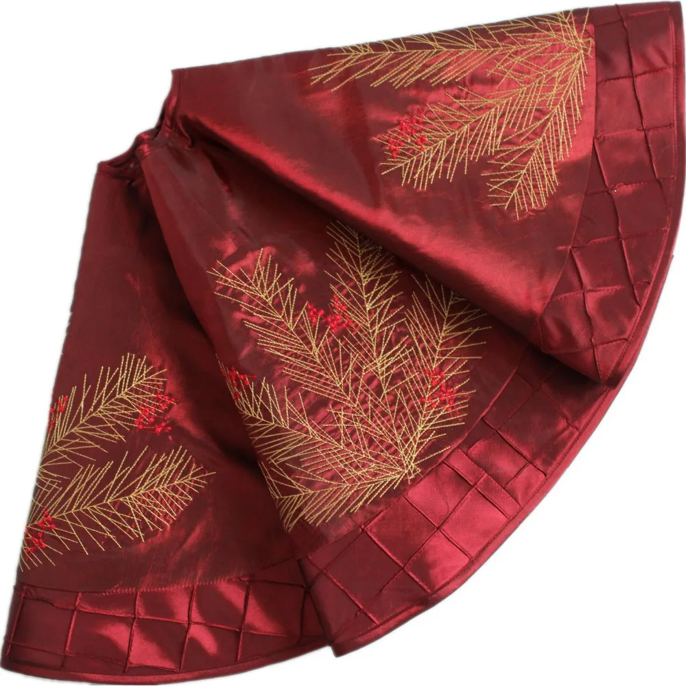 Christmas Decoration Deluxe Embroidered Pine Branches Cherry with Pintuck Border,Extra Large ,Christmas Tree Skirt-90cm
Christmas Decoration Deluxe Embroidered Pine Branches Cherry with Pintuck Border,Extra Large ,Christmas Tree Skirt-90cm