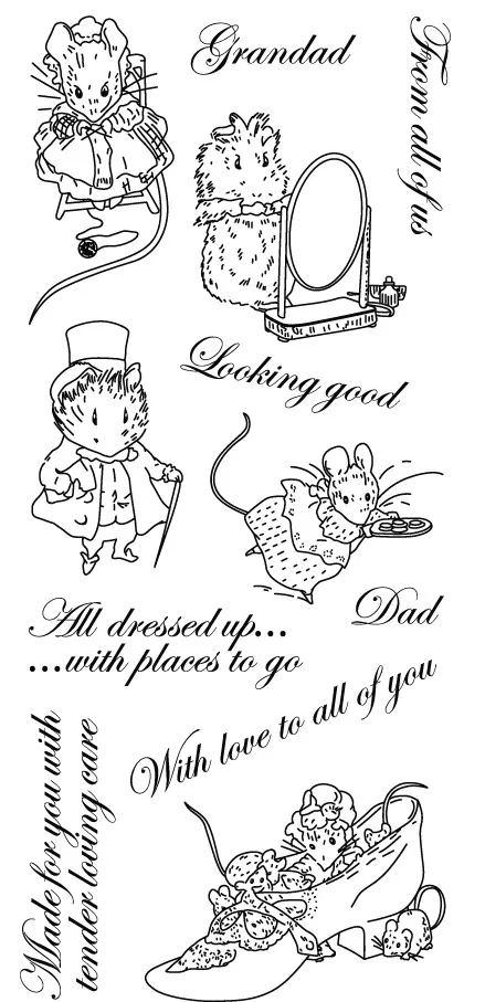 Peter Rabbit/Mouse/Transparent Clear Stamps for DIY Scrapbooking/Card Making/Kids Christmas Fun Decoration Supplies
Peter Rabbit/Mouse/Transparent Clear Stamps for DIY Scrapbooking/Card Making/Kids Christmas Fun Decoration Supplies