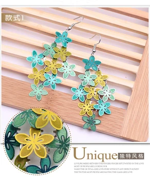 6 colors wholesale Bohemia unique style long big copper corrosion colorful Hollow spacer flower drop earring jewelry
6 colors wholesale Bohemia unique style long big copper corrosion colorful Hollow spacer flower drop earring jewelry