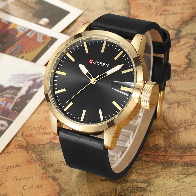 Curren Luxury Brand Watch Men Fashion Casual Big Dial Gold Mens Watches Top Brand Luxury Sports Quartz-Watch Wrist Watch 8208
Curren Luxury Brand Watch Men Fashion Casual Big Dial Gold Mens Watches Top Brand Luxury Sports Quartz-Watch Wrist Watch 8208