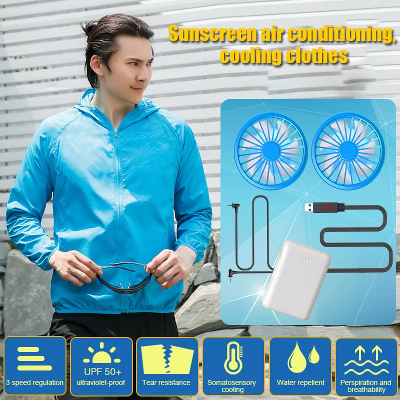 Men Women Sun Protective Coat with 2 Fans Waterproof UV Protection Fast Dry Coat Best Sale-WT
Men Women Sun Protective Coat with 2 Fans Waterproof UV Protection Fast Dry Coat Best Sale-WT