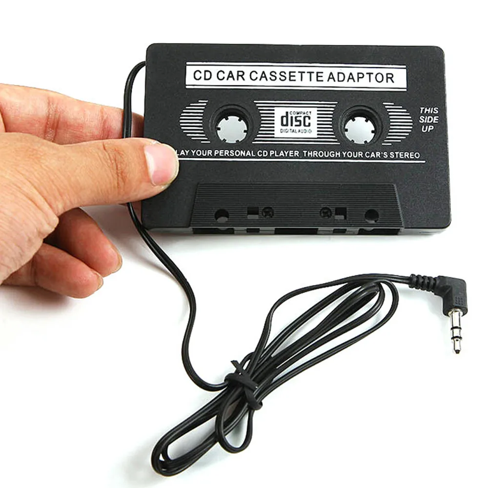 

3.5mm AUX Car Audio Cassette Tape Adapter Transmitters for MP3 IPod USB To Mp3 Voiture Adapter H0204