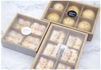 Brown colour 14.5*14.5*5cm 22.5*15.1*5cm Transparent black cake Box dessert macarons boxes pastry packaging boxes 50 pieces/lot
Brown colour 14.5*14.5*5cm 22.5*15.1*5cm Transparent black cake Box dessert macarons boxes pastry packaging boxes 50 pieces/lot