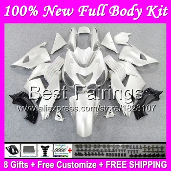 Fairing For KAWASAKI Glossy silver NINJA ZX14R ZX-14R B13 ZX 14R 06 07 08 09 10 11 2006 2007 2008 2009 ALL Silvery 2011 +Decal
Fairing For KAWASAKI Glossy silver NINJA ZX14R ZX-14R B13 ZX 14R 06 07 08 09 10 11 2006 2007 2008 2009 ALL Silvery 2011 +Decal