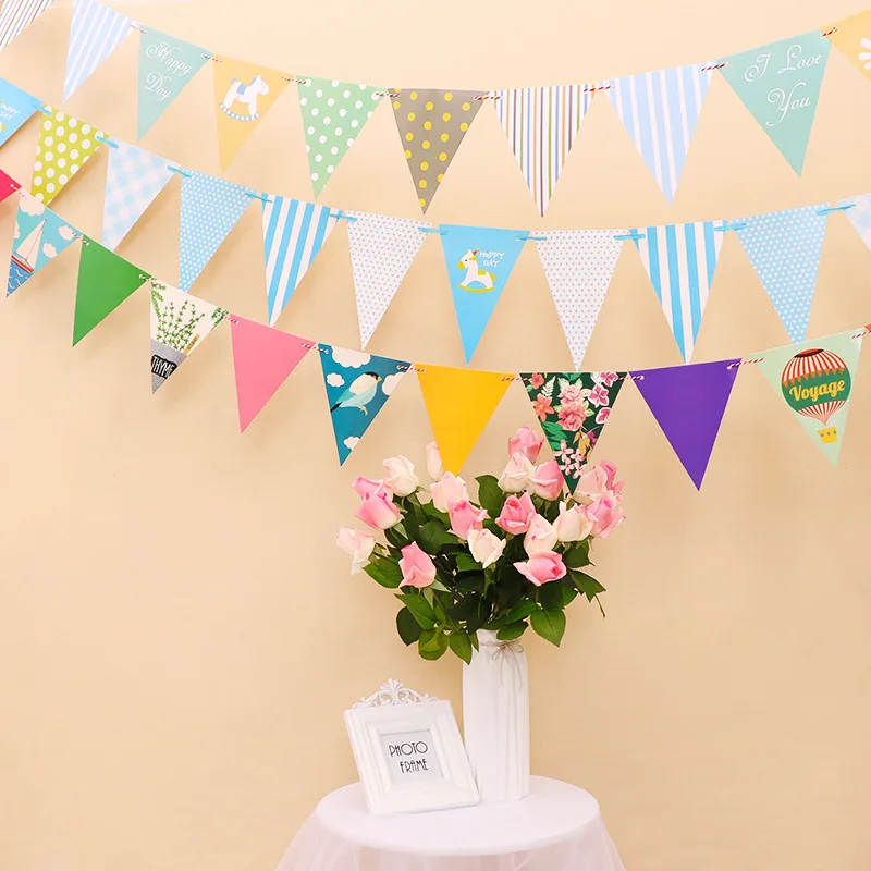 1Set 2.5M Paper Three Angle Shape String Banners For Baby Shower Happy Birthday Wedding Home Bedroom Decoration Party Supplies
1Set 2.5M Paper Three Angle Shape String Banners For Baby Shower Happy Birthday Wedding Home Bedroom Decoration Party Supplies