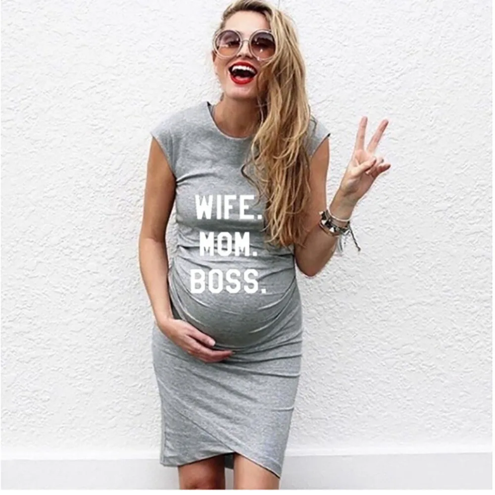Women Maternity Pregnant Dress Short Sleeve Pregnant Nursing Maternity Dress Solid Print Comfortable Sundress Dress Vestidos
Women Maternity Pregnant Dress Short Sleeve Pregnant Nursing Maternity Dress Solid Print Comfortable Sundress Dress Vestidos