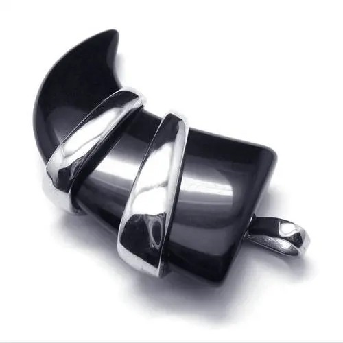 Cool adorn lustrous shiny pendant stainless steel pendant black color noble ivory shape man's pendant size 3.9cm*2cm
Cool adorn lustrous shiny pendant stainless steel pendant black color noble ivory shape man's pendant size 3.9cm*2cm