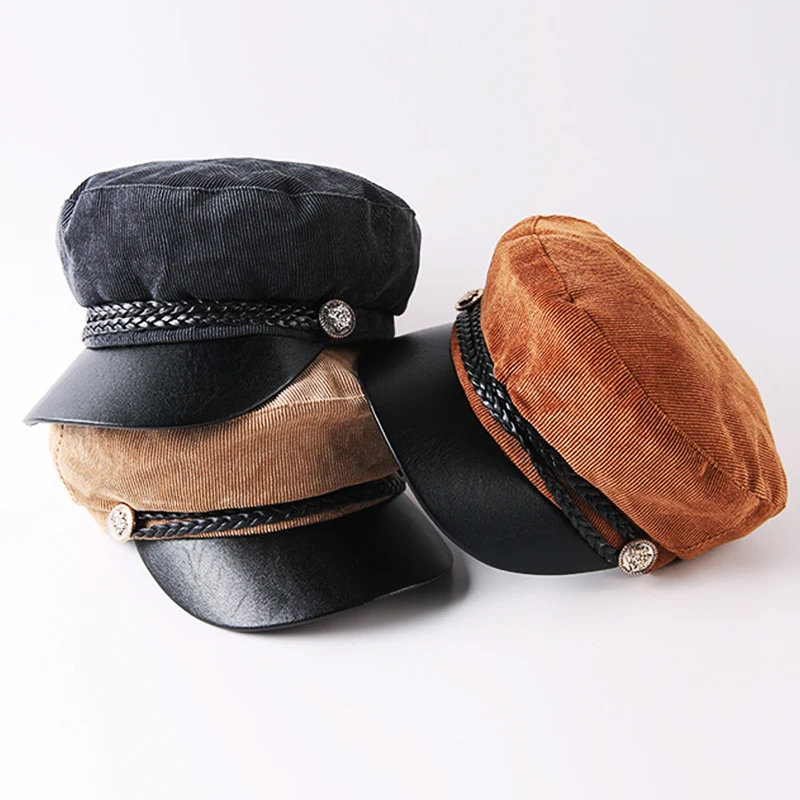 Army Military Style Hat Female Navy Cap Fashion For Women's Beret Hats Flat Top Shade Sailor Hats Sea Seafaring Caps Woman
Army Military Style Hat Female Navy Cap Fashion For Women's Beret Hats Flat Top Shade Sailor Hats Sea Seafaring Caps Woman