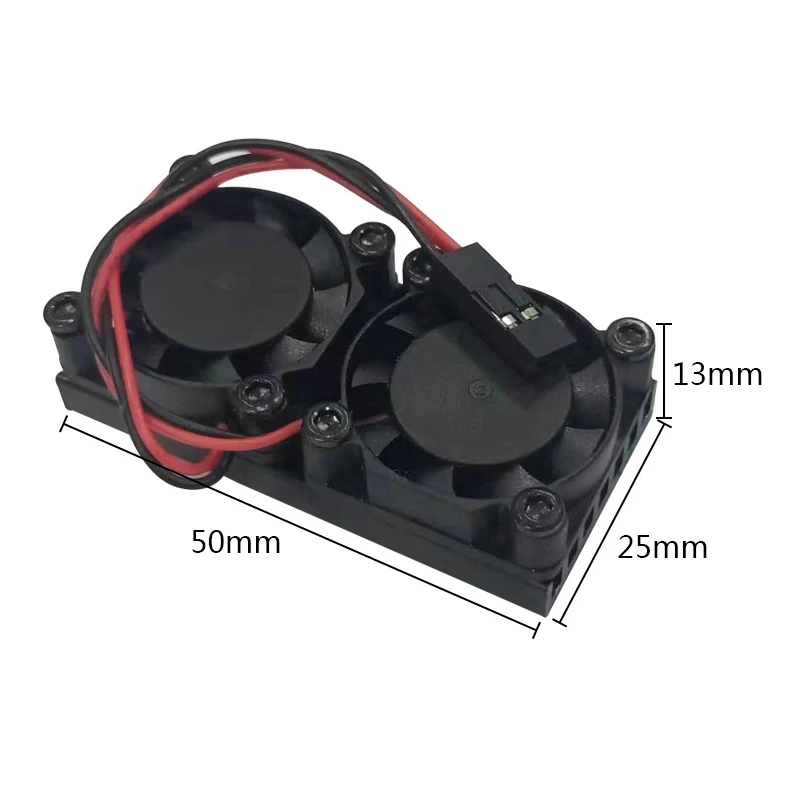 Raspberry Pi 4 Model B Dual Cooling Fan RPI 4 Double Cooler Kit Also Support Raspberry Pi 3 Model B/B+
Raspberry Pi 4 Model B Dual Cooling Fan RPI 4 Double Cooler Kit Also Support Raspberry Pi 3 Model B/B+