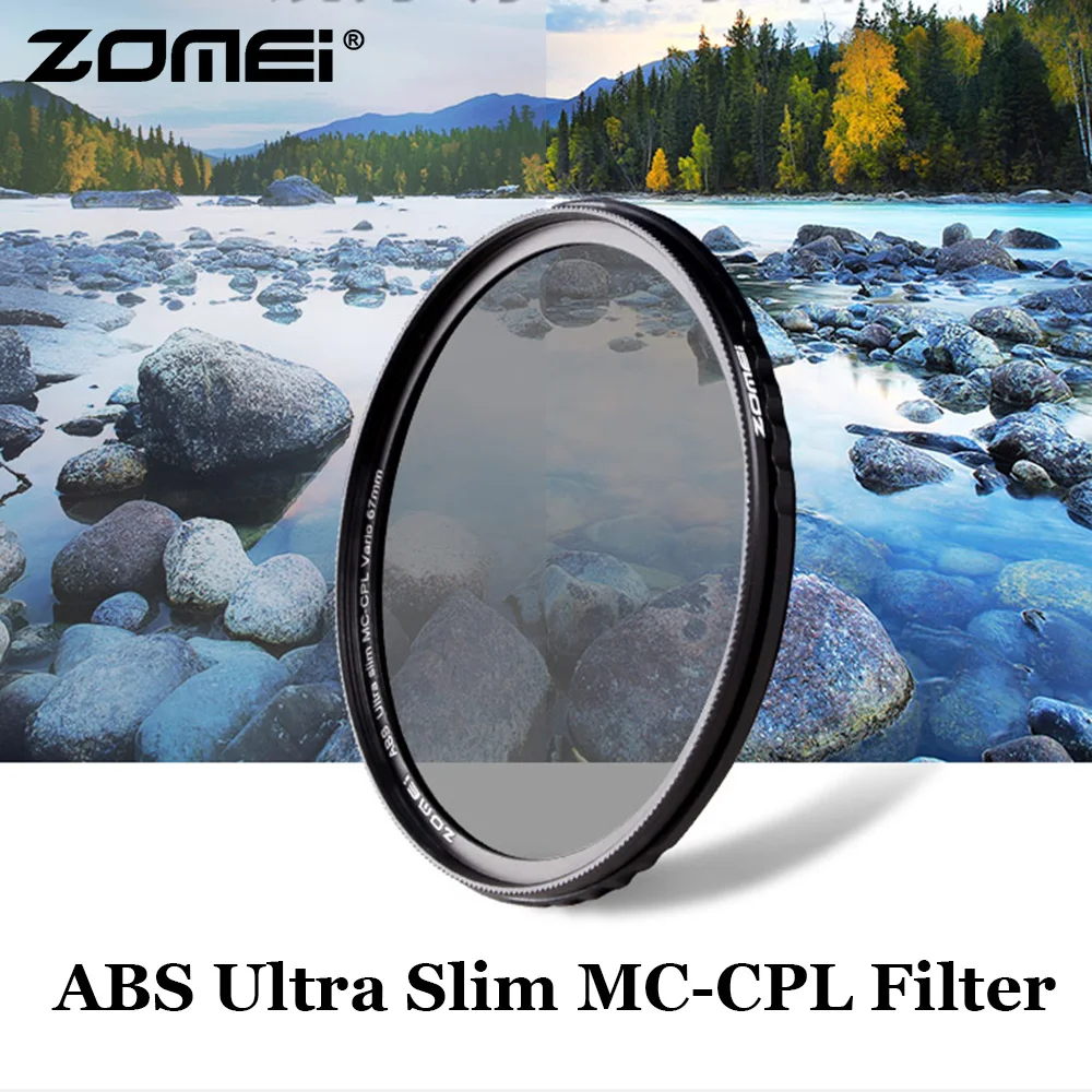 Zomei ABS MC-CPL Filter PL-CIR Polarizing Multi-Coating CPL Filter for Camera 52mm 55mm 58mm 62mm 65mm 67mm 72mm 77mm 82mm lens
Zomei ABS MC-CPL Filter PL-CIR Polarizing Multi-Coating CPL Filter for Camera 52mm 55mm 58mm 62mm 65mm 67mm 72mm 77mm 82mm lens