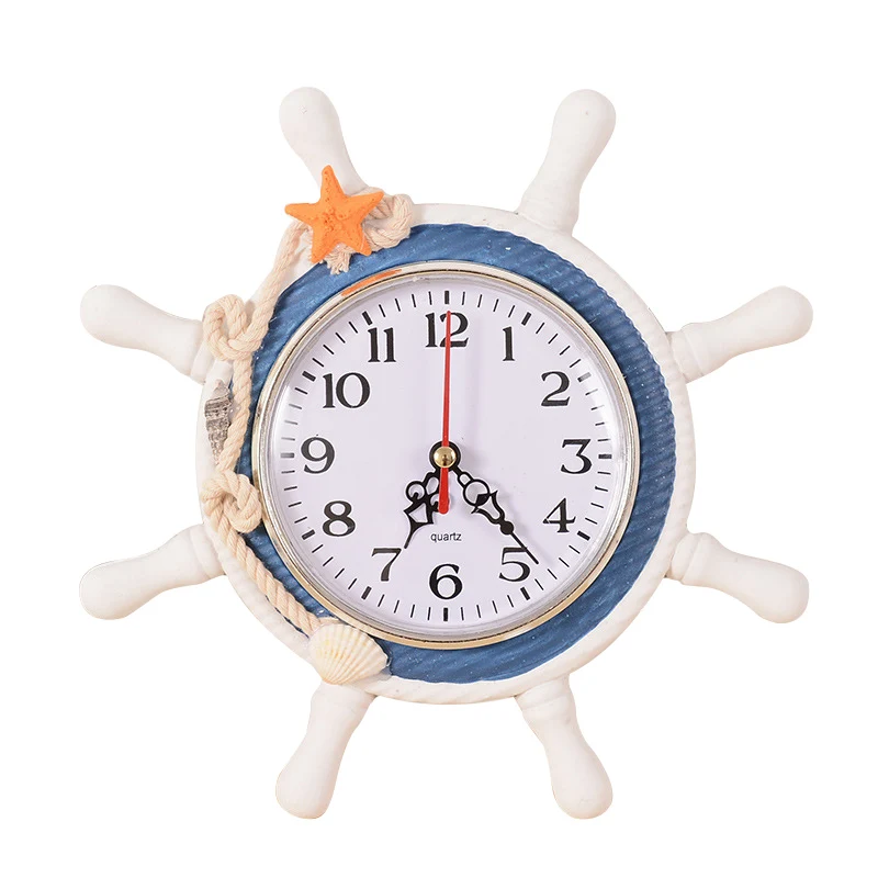 Casual Home decoration Mediterranean Sea sailing wall clock watch needle single face Ship 's anchor helmsman reloj salon T0.2
Casual Home decoration Mediterranean Sea sailing wall clock watch needle single face Ship 's anchor helmsman reloj salon T0.2
