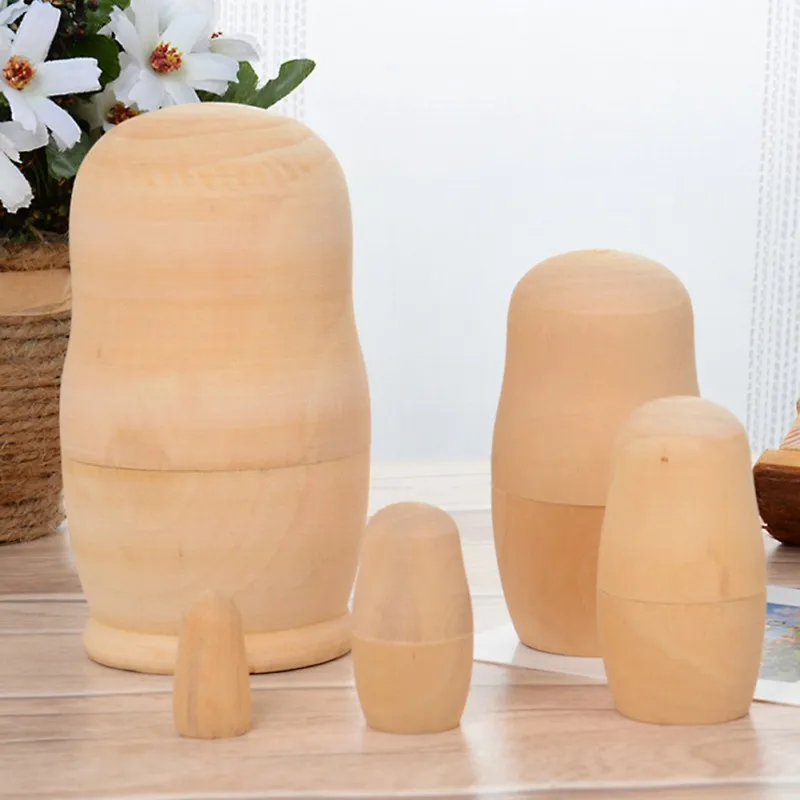 NEW Handmade Russian Girls Babushka Matryoshka Blank Nesting Dolls Paint 5PCS/SET 2 Hot toys
NEW Handmade Russian Girls Babushka Matryoshka Blank Nesting Dolls Paint 5PCS/SET 2 Hot toys