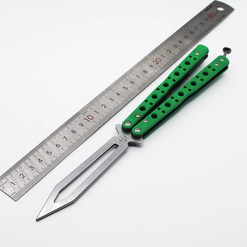 Butterfly Trainer Knife BM51 V3 G10 Handle Bushing System Jilt Knife Not Sharp Hunting Knife Folding Pocket Knife
Butterfly Trainer Knife BM51 V3 G10 Handle Bushing System Jilt Knife Not Sharp Hunting Knife Folding Pocket Knife